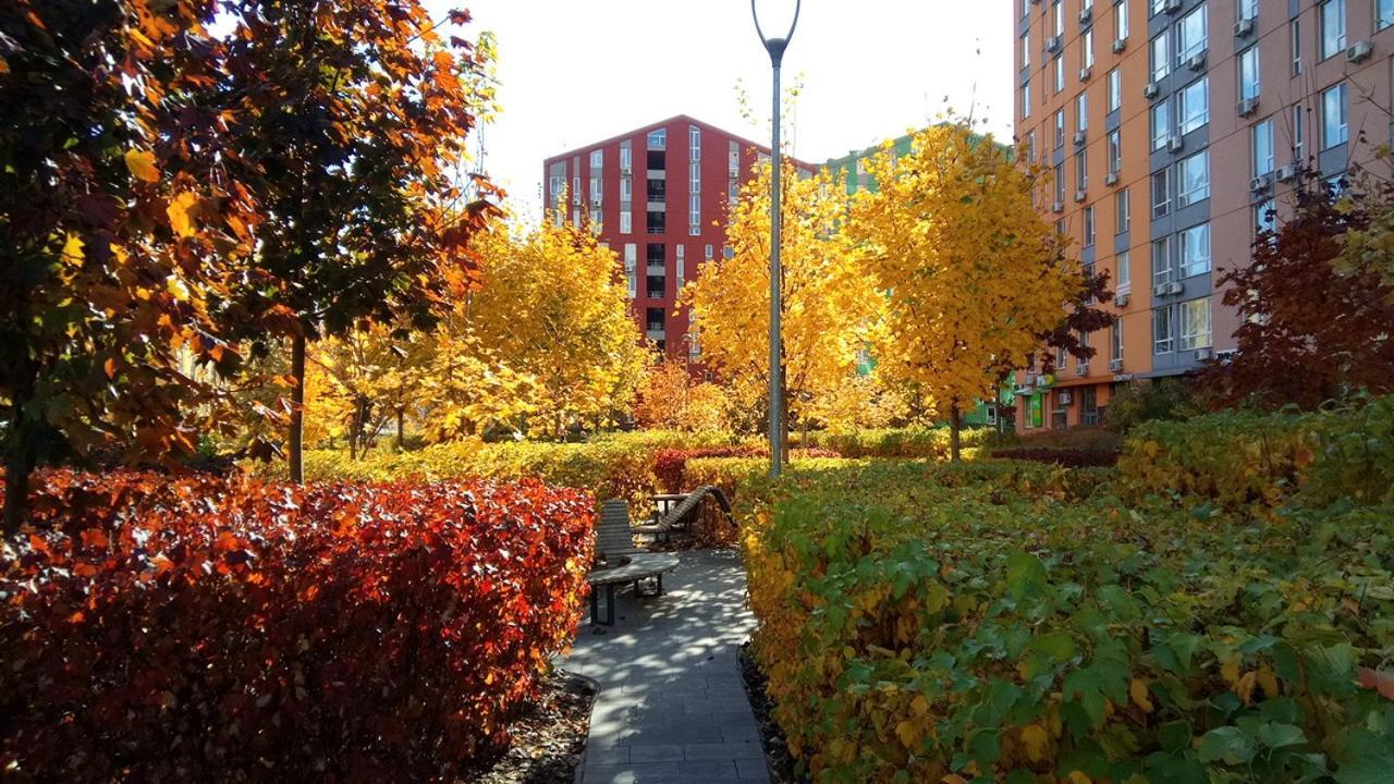 Georgeous Bright Studio In A Bright Residential Complex Comfort Town Кт-08 キエフ エクステリア 写真